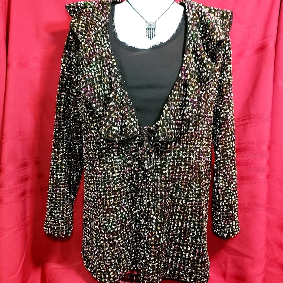 Mishca Ruffled Cardigan - Picture 2 of 8